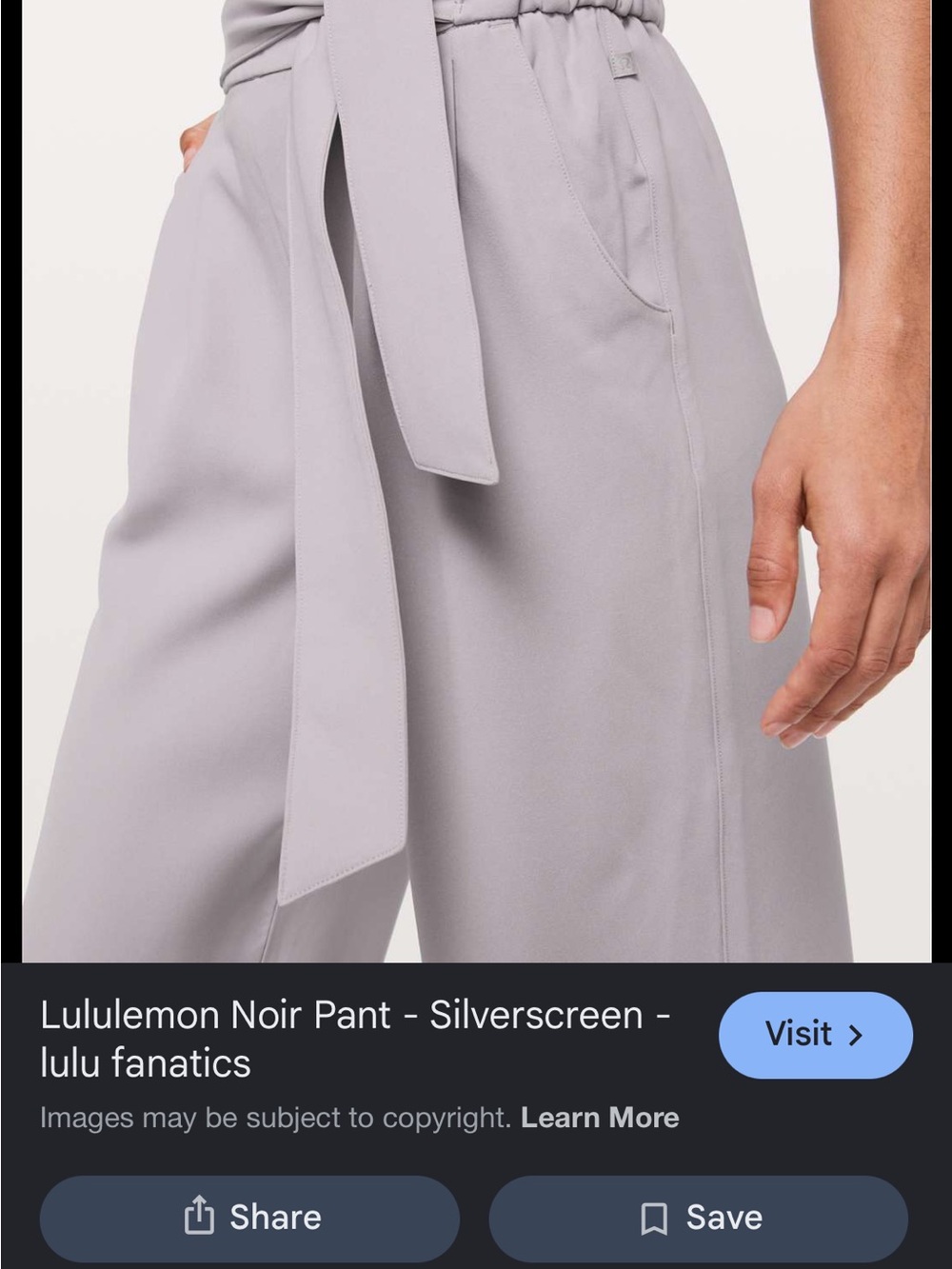 lululemon athletica Silverscreen Noir High-Rise Wide-Leg Pants